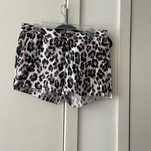 JOIE ANIMAL PRINT LINEN SHORT